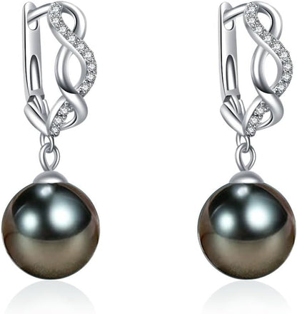 NONNYL Birthday Gifts for Women Wife Wedding Anniversary Jewelry, Mothers Day Gifts for Mom Women Pearls Earring, Christmas Valentine's Gifts for Wife Her