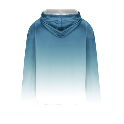 Women Gradient Tie Dye Pullover Hoodie Long Sleeve Drawstring With Pocket Oversized Casual Street Sweatshirts