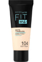 Maybelline Fit Me Matte + Poreless Liquid Oil-Free Foundation Makeup, Mocha, 1 Count (Packaging May Vary)