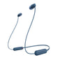 Sony WI-C100 Wireless in-Ear Bluetooth Headphones with Built-in Microphone, Black | Up to 25-Hr Battery, Sbc and Aac, Dsee, IPX4 Splash-Resistant, USB-C Charging, Built-in Mic, 20 G