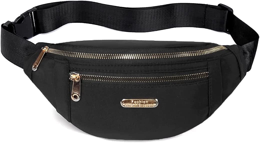 Fanny Packs Waist Pack for Women, Waterproof Waist Bag with Adjustable Strap for Travel Sports Running