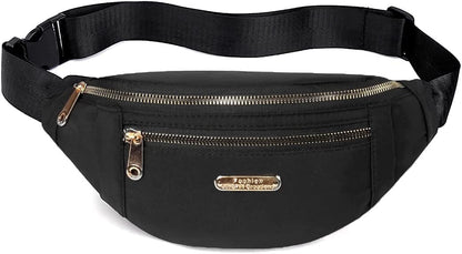 Fanny Packs Waist Pack for Women, Waterproof Waist Bag with Adjustable Strap for Travel Sports Running