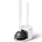 FORASTO 2 in 1 Toilet Plunger and Brush Set，Extended Handle Plunger，Toilet Bowl Brush Plunger Set, Bathroom Cleaning Tools ，Toilet Brush Plunger Combo，Cleaning Brush，Bathroom Cleaning Supplies