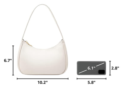 CYHTWSDJ Shoulder Bags for Women, Cute Hobo Tote Handbag Mini Clutch Purse with Zipper Closure
