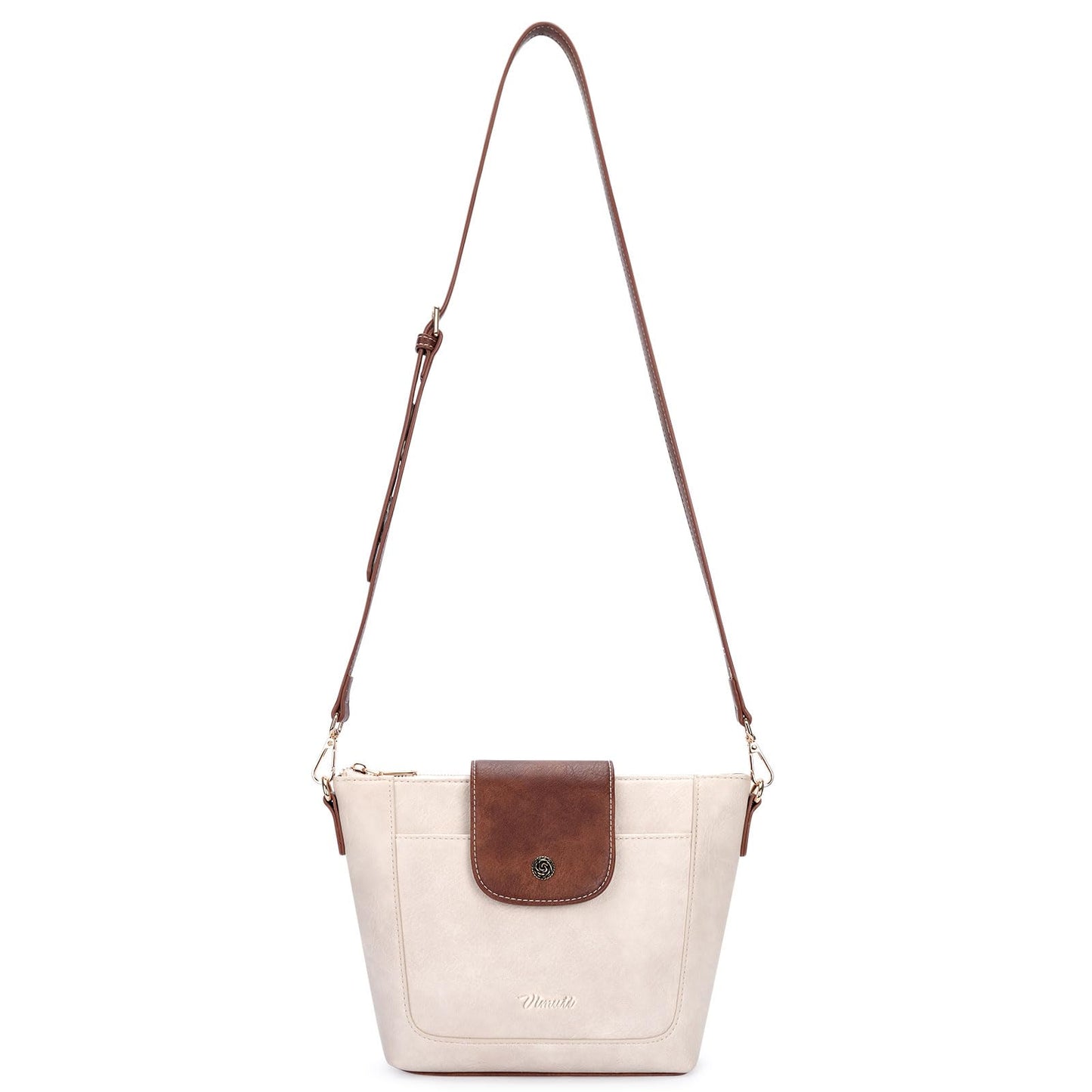 Crossbody Purses for Women Vegan Leather Small Crossbody Bags with Adjustable Strap Lightweight Travel Shoulder Bag
