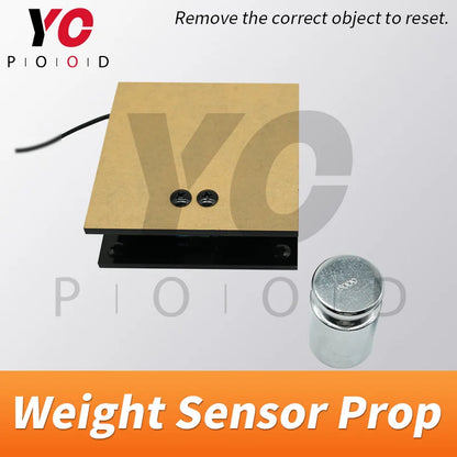 Weight Sensor Prop Escape Room Puzzle Put the object with correct weight on the sensor to open lock secret chamber room YOPOOD