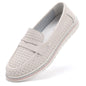 Women's Penny Loafers Leather Dress Shoes Comfortable Non-Slip Flats Soft Slip-on Walking Shoes Driving for Women
