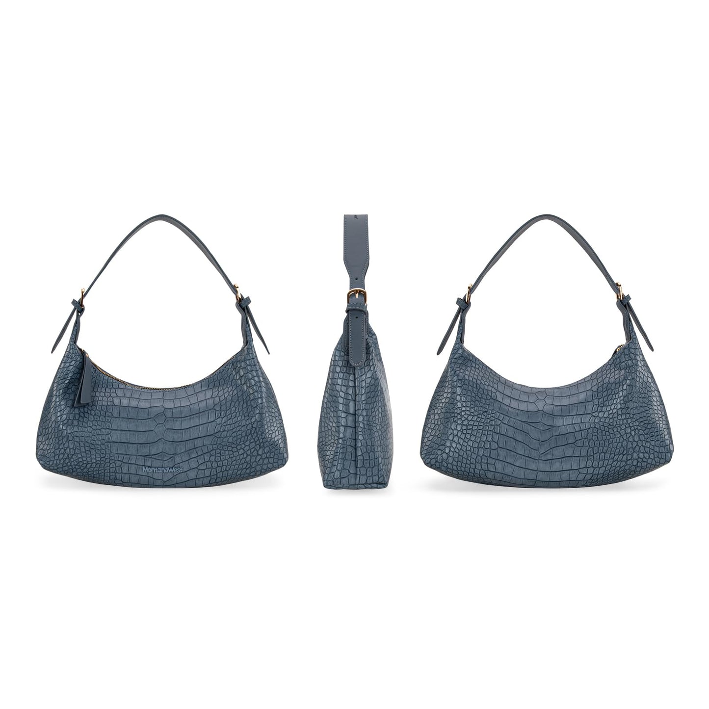 Montana West MEDIUM Shoulder Purses for Women Crescent Hobo Bags Trendy Purses