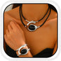CLOACE Gold Necklace Set Boho Double-Layer Pendant Necklace Bracelet Sets Vintage Fashion Jewelry for Women