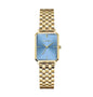 Roberto Marino RM1982 Women’s Luxury Watch Rectangular Gold – Japanese Quartz Movement, Vintage Stainless Steel Design, Silver Dial, Elegant Dress Timepiece, 3ATM Water Resistant – Reloj para Mujer