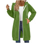 Long Hoodies for Women Zip Up Hooded Sweatshirt Jackets Lightweight Loose Comfort Fleece Fashion Fall Winter Clothes