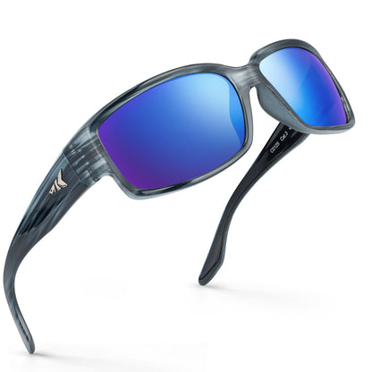 KastKing Skidaway Polarized Sport Sunglasses for Men and Women,Ideal for Driving Fishing Cycling and Running,UV Protection