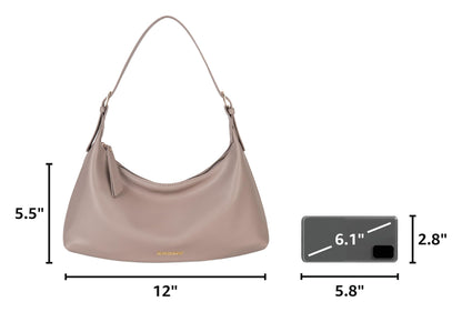 Montana West MEDIUM Shoulder Purses for Women Crescent Hobo Bags Trendy Purses