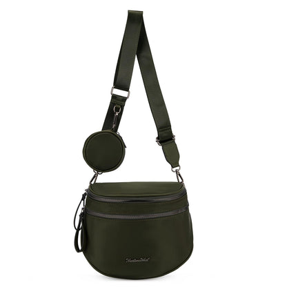 Montana West Bum Bag Nylon Crossbody Bags Mom Purse with with Coin Purse