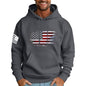 Ymosrh Mens Patriotic Hoodies USA Flag Print Hooded Sweatshirt Pullover Casual Fashion Hoodie, M-6XL
