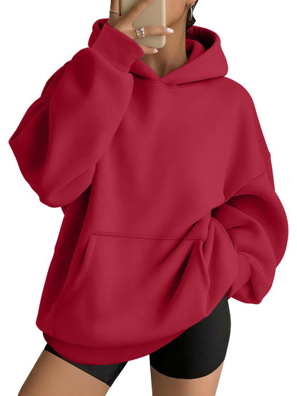AUTOMET Womens Oversized Hoodies Trendy Pullover Sweatshirts | Comfrt Wear, Oversized Fit Soft Fleece Pullover, Perfect For Trendy Streetwear, College Outfits, And Daily Home Wear