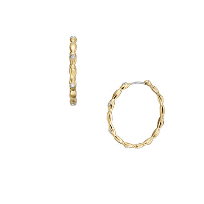 Fossil Women's Stainless Steel Dangle/Drop or Hoop Earrings for Women