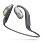 Oladance OWS Sports Open Ear Headphones, Comfortable & Stable Fit, 15H Battery Life, IPX8 Waterproof, Noise Canceling, Crystal Clear Audio, Multi-Point Bluetooth Connection, Durable Neckband (Grey)