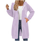 Long Hoodies for Women Zip Up Hooded Sweatshirt Jackets Lightweight Loose Comfort Fleece Fashion Fall Winter Clothes