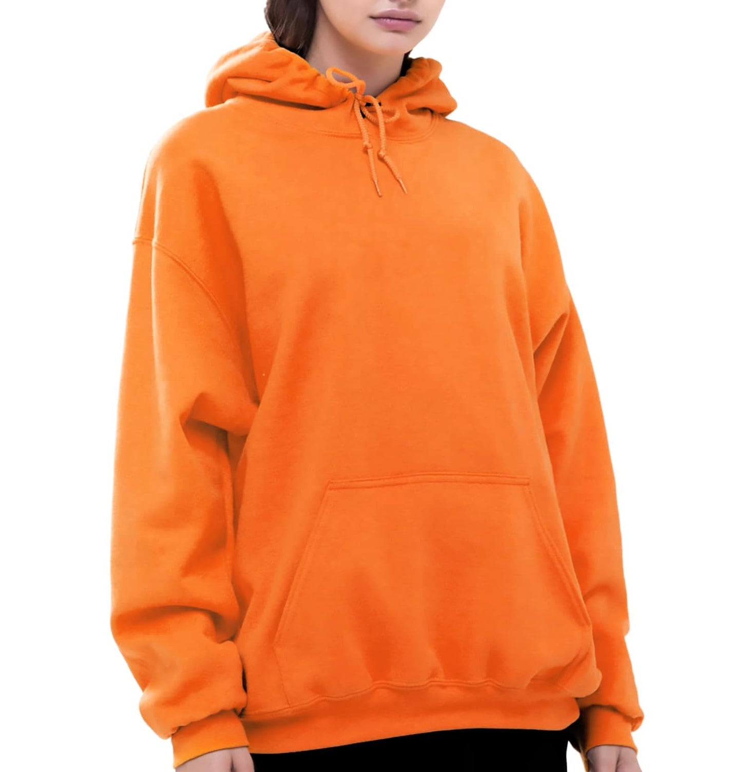 Casual Unisex Hoodies Sweatshirt for Men Women, Comfortable Lightweight Fleece Adult Pullover with Pockets