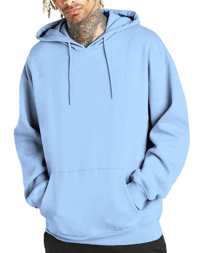 Casual Unisex Hoodies Sweatshirt for Men Women, Comfortable Lightweight Fleece Adult Pullover with Pockets