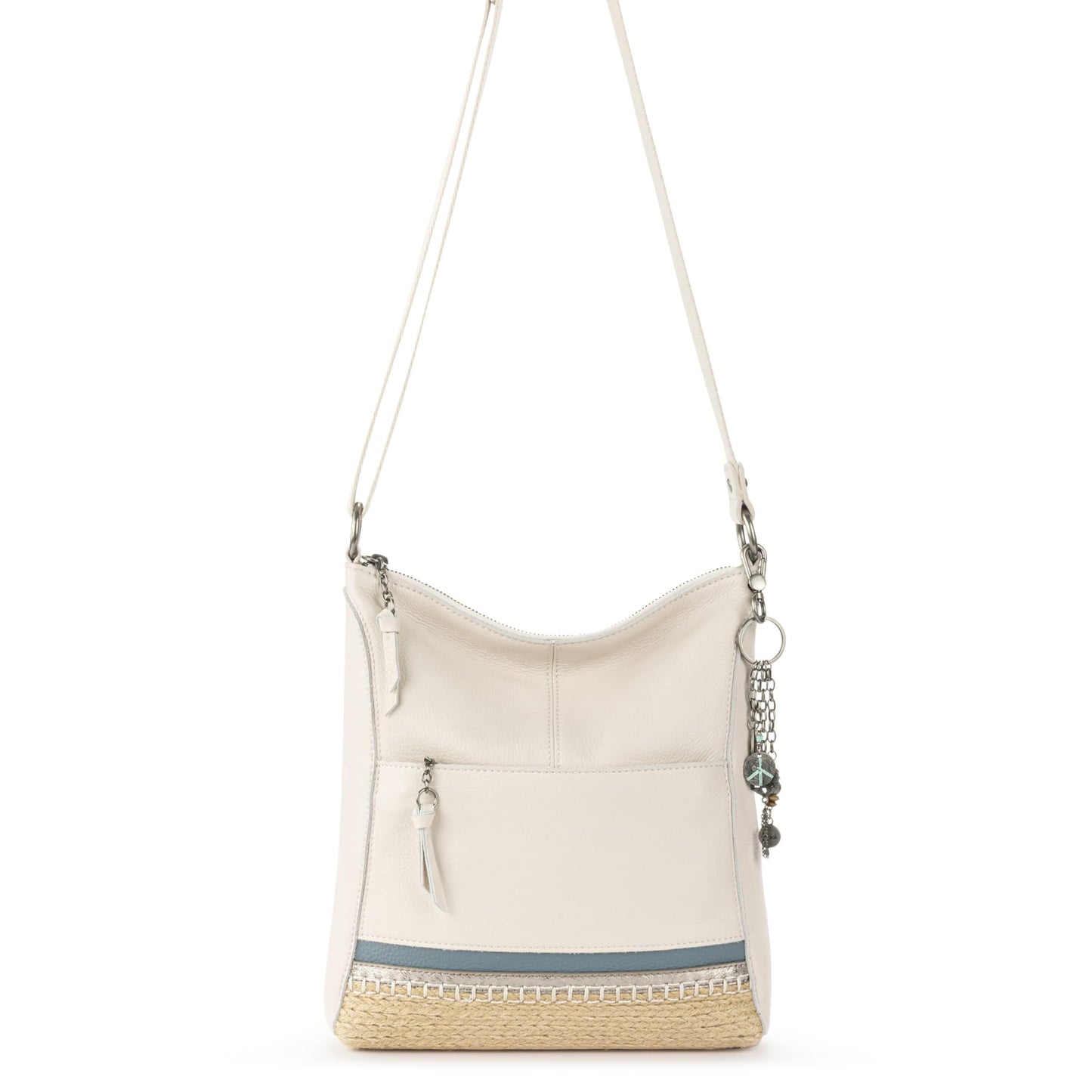 The Sak Lucia Leather Crossbody Purse - Premium Leather Women's Handbag for Everyday & Travel - Cross Body Bag With Zipper