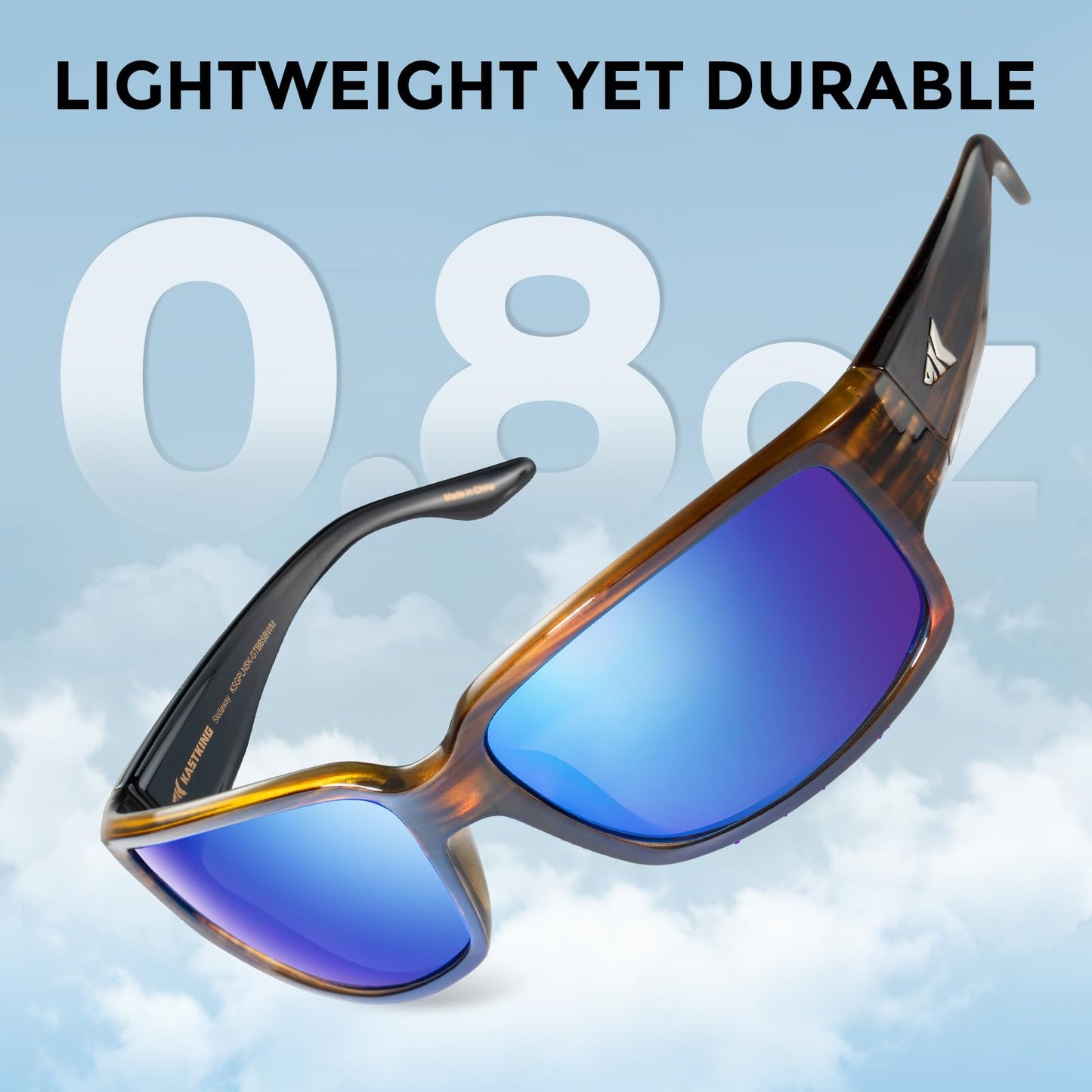 KastKing Skidaway Polarized Sport Sunglasses for Men and Women,Ideal for Driving Fishing Cycling and Running,UV Protection