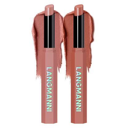 12Pcs Velvet Matte Lipstick Set, Nude to Dark Shades, Long-Lasting,Color A | Highly pigmented matte color, smooth creamy glide, waterproof wear, nude-to-dark tones, ideal for daily makeup or gifting
