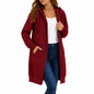 Womens Long Zip Up Hoodie Jacket Casual Open Front Tunic Sweatshirt with Pockets Fleece Lightweight Fall Winter Coat