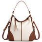 Realer Hobo Crossbody Bags for Women Designer Faux Leather Hobo Handbags Retro Large Size Shoulder Bag Bucket Purse