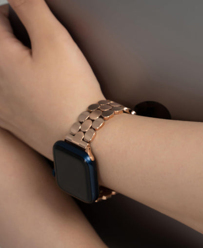 Designer Band for Apple Watch 40mm 41mm 42mm 38mm 44mm 45mm 46mm 49mm for Women, Stainless Steel Dressy Bands Compatible with Apple Watch Series 11,10,Se,9,8,7,6,5,4,3,2,1 for iWatch
