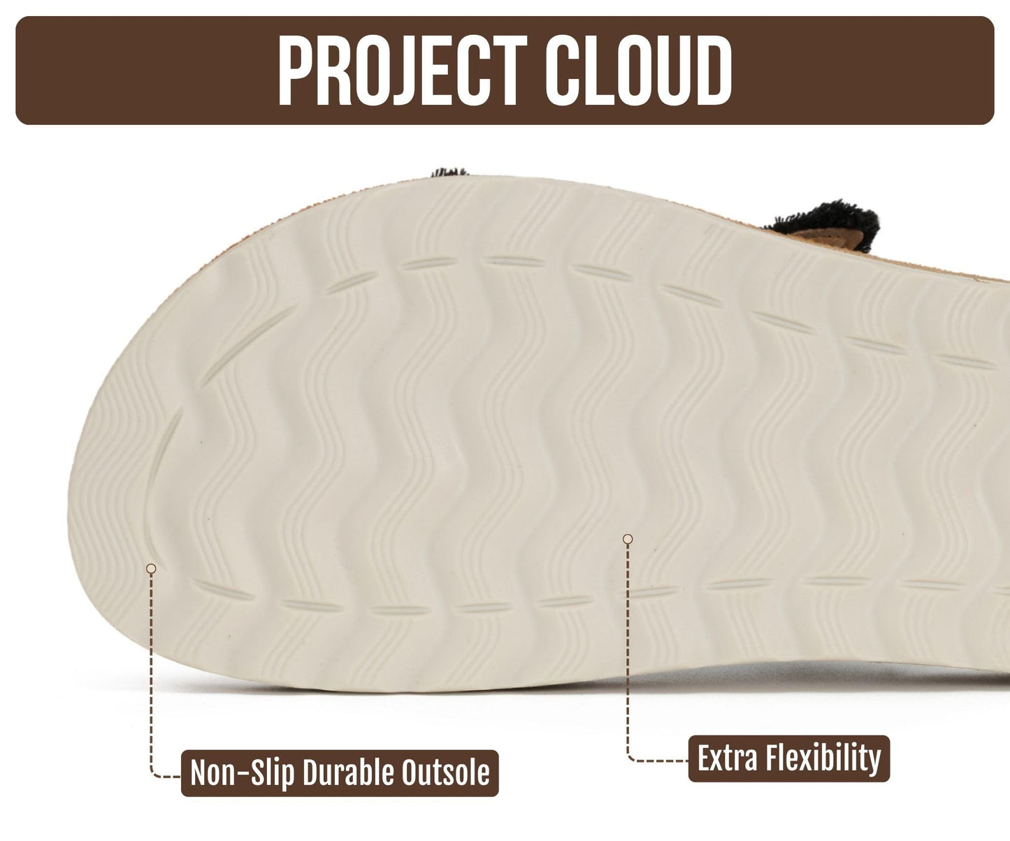 Project Cloud Comfortable Womens Sandals Platform Sandals for Women (Light) | Lightweight Plush Soft Insole Buckle Non Slip Durable Fashion Frayed Footwear Casual Beach Summer Everyday Style All Day Wear
