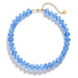 Chunky Beaded Choker Necklace for Women Summer Beach Acrylic Beads Necklaces Trendy Boho Statement Colorful Necklace Jewelry Accessories
