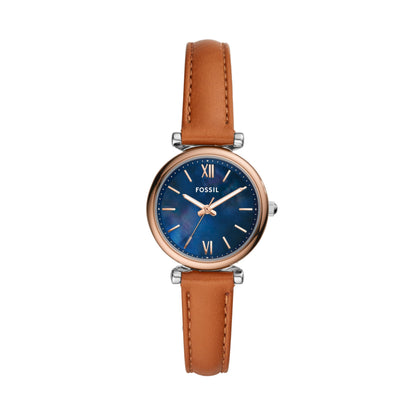 Fossil Women's Watch and Bracelet Set, Carlie Three-Hand Stainless Steel Watch for Women and Bracelet Set
