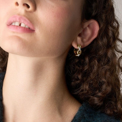 Fossil Women's Stainless Steel Dangle/Drop or Hoop Earrings for Women