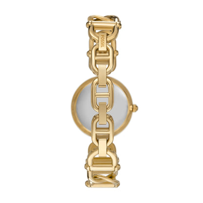 Fossil Women's Watch and Bracelet Set, Carlie Three-Hand Stainless Steel Watch for Women and Bracelet Set