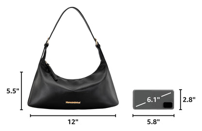 Montana West MEDIUM Shoulder Purses for Women Crescent Hobo Bags Trendy Purses