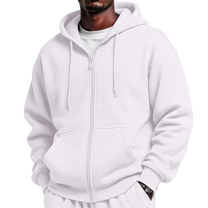 Full Zip Hoodies for Men Big And Tall Oversized Hooded Fleece Sweatshirt | Knit Open Front Cardigan, Zipper Jackets, Oversize, Streetwear, Basic Fit, Lightweight, Warm, Big and Tall, Hooded Sweatshirt