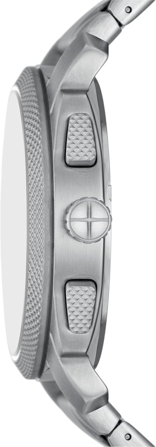 Fossil Men's Watch, Machine Stainless Steel Chronograph Watch for Men