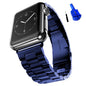 Seven Band Solid Stainless Steel for Apple Watch for Women | Compatible with Apple Watch Band 42mm/41mm/40mm/38mm, Metal Strap for Iwatch Series 11-1/SE 1-3 Women and Men, Gold Silver.