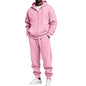 Jogger Sweatpants Matching Outfit For Men 2 Piece Sweat Suits Full Zip Up Hooded Tracksuit Soft Fleece Set