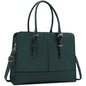 Laptop Bag for Women 15.6 Inch Leather Work Tote Briefcase Business Computer Shoulder Bag Large Capacity Waterproof Office Messenger Handbag Professional Teacher Nurse Carryall