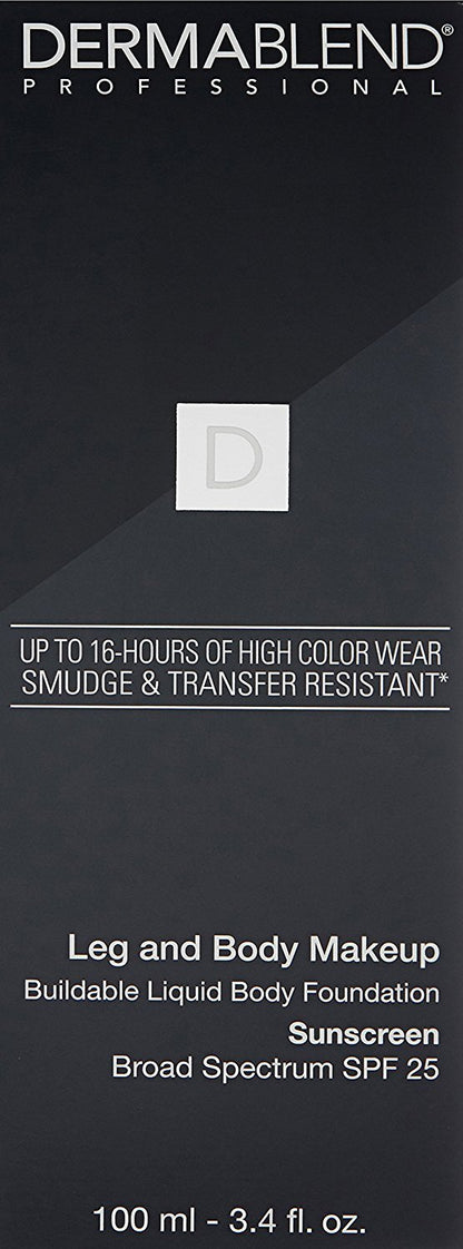 Dermablend Leg and Body Makeup Foundation with SPF 25