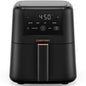 Chefman Air Fryer – 4-in-1 Slim 3.5 QT Airfryer, Air Fry, Bake, Dehydrate, Frozen, 450°F Max Temp for Extra Crispy Results in Minutes, Nonstick Ceramic Coating, Dishwasher-Safe Accessories - Black