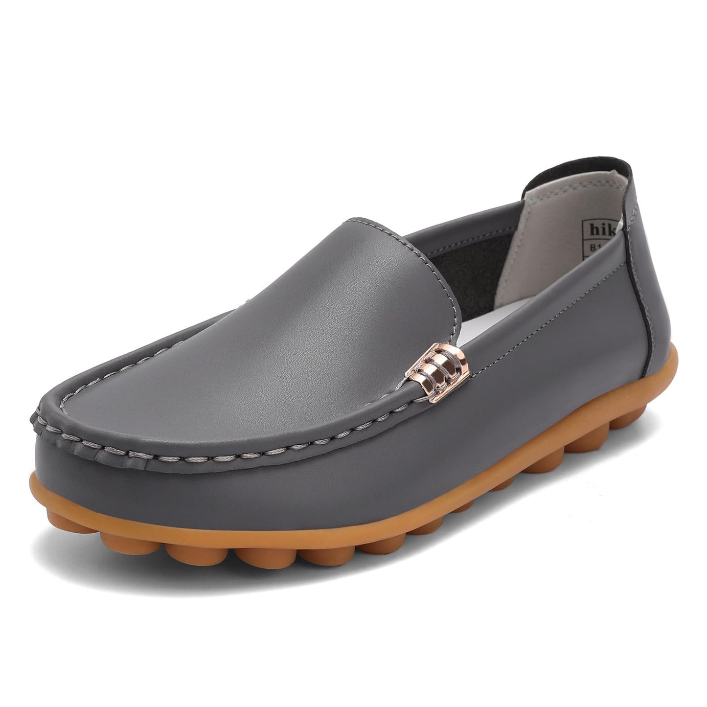 Women's Comfortable & Lightweight Leather Loafers Slip-Ons Driving Walking Mocs Boat Shoes Cute Business Casual Dress Shoes Work Flats for Women