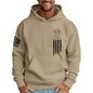 Ymosrh Mens Patriotic Hoodies USA Flag Print Hooded Sweatshirt Pullover Casual Fashion Hoodie, M-6XL