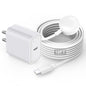 Fast Charger for Apple Watch Charger, USB C 20W iPhone Watch Charger Plug Adapter & Long 6.6FT iWatch Portable Wireless Fast Charging Cable Cord Compatible with Apple Watch Series 9/8/7/SE/6/5/4/3/2/1
