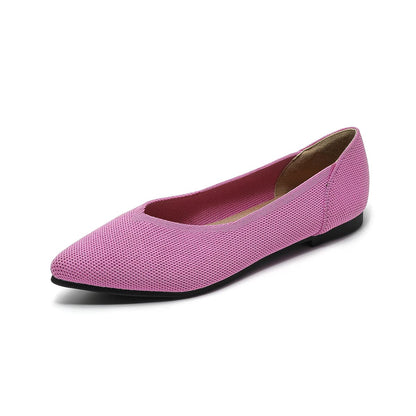 Semwiss Women's Ballet Flats Comfortable Casual Dressy Shoes,Work Flats Office Shoes Pointed Toe Leopard Flats.