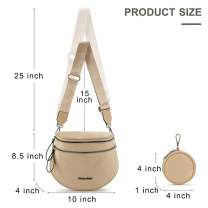 Montana West Bum Bag Nylon Crossbody Bags Mom Purse with with Coin Purse