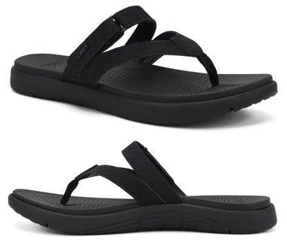 COFACE Womens Fashion Orthotic Flip Flops Ladies Slip On Lightweight Athletic Yoga Mat Cushion Thong Sandals With Comfortable Plantar Fasciitis Arch Support